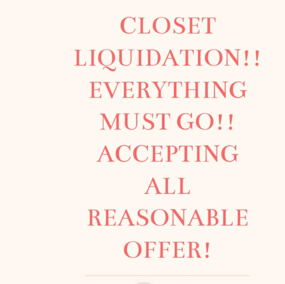 CLOSET LIQUIDATION!!!